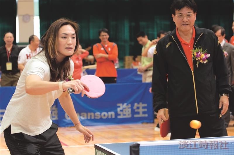 大專院校教職員開賽 桌球高手雲集<br />An Annual Table Tennis Tournament at Tamkang